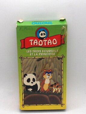 Tao Tao - Les Trois Ecureuils Et La Princesse (VHS)(French) Tested